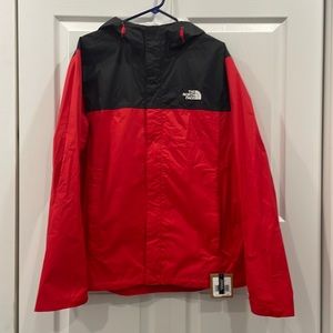 NWT. Red/Black The North Face Windbreaker. Men’s Large
